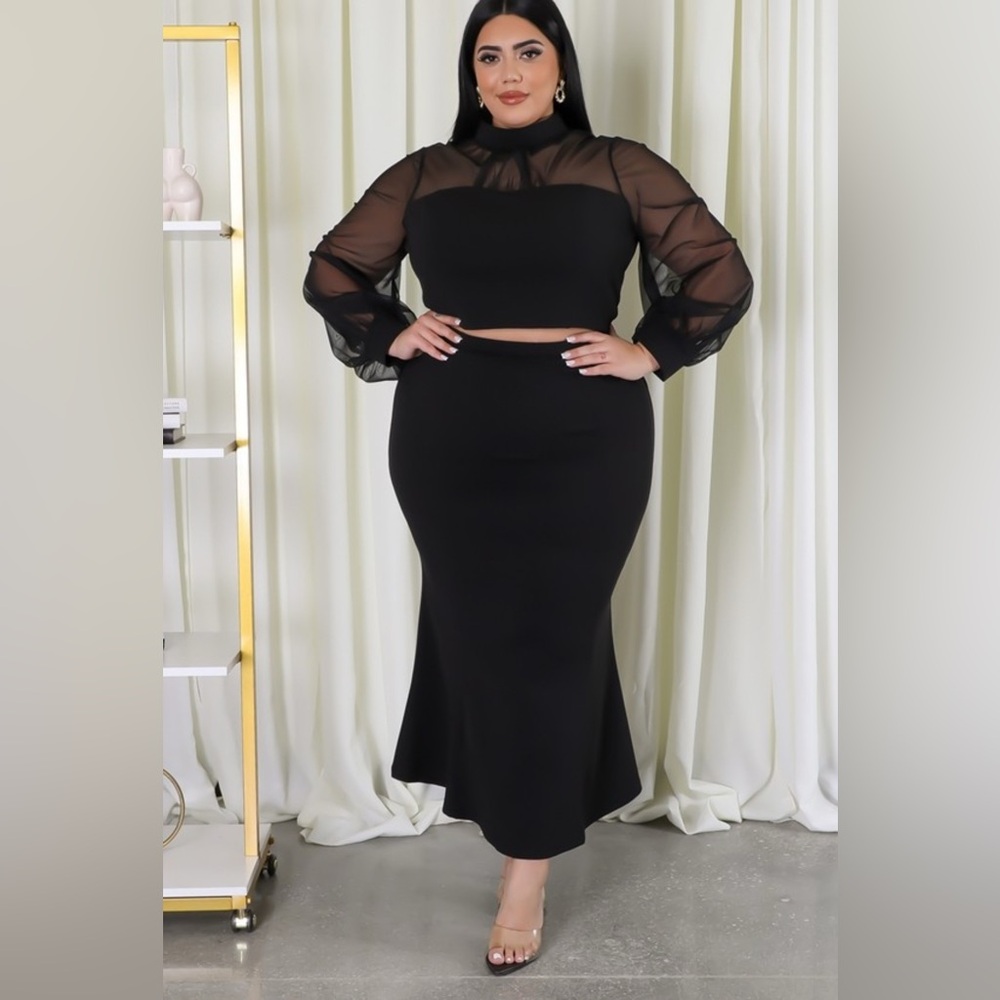 NWT BOUTIQUE_Womens Stretch skirt set